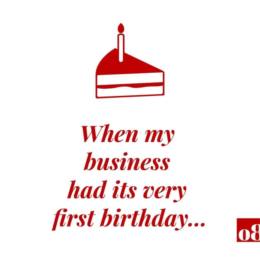 Alles Gute zum Geburtstag, liebes Business