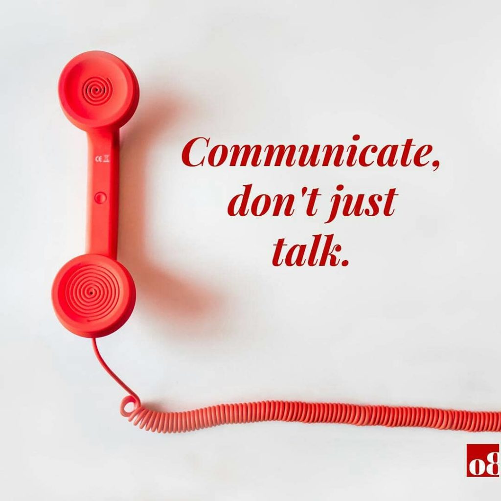 Kommunikation ist das, was Sie brauchen